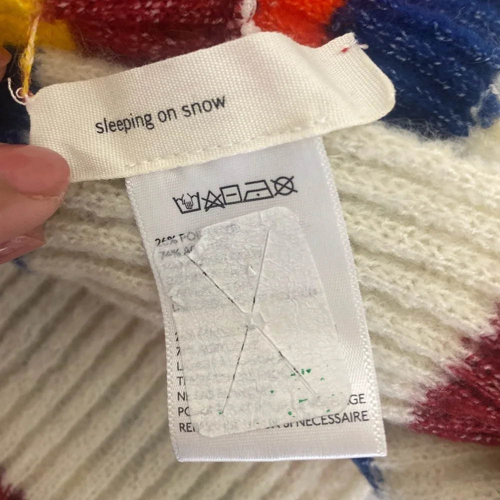 Anthropology Sleeping on snow scarf